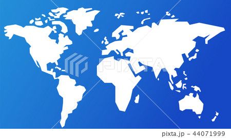 世界地図　インターナショナル　地理　イラスト 44071999