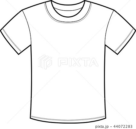 メンズ Tシャツ イラストのイラスト素材 44072283 Pixta