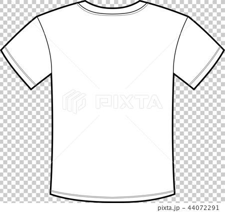メンズ Tシャツ イラスト 背面のイラスト素材 44072291 Pixta