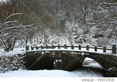 雪景色 風景 道 44072918