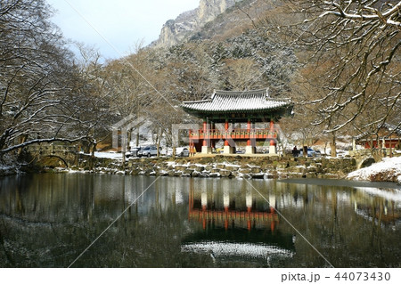 雪景色 韓国 白羊寺 44073430