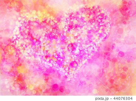 ハート　背景　素材 44076304