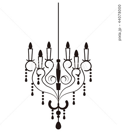 victorian chandelier silhouette