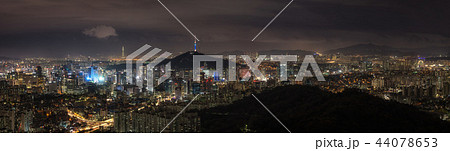 Night view over Seoul Night view over Seoul 44078653