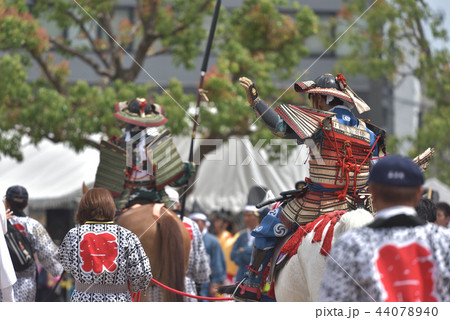 武者行列　騎馬武者 44078940