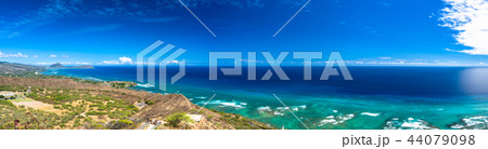 《ハワイ》ダイヤモンドヘッド山頂の眺め 《ハワイ》ダイヤモンドヘッド山頂の眺め 44079098