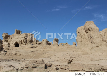 交河故城　世界遺産　シルクロード　トルファン　新疆　中国 44079223