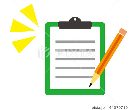 アンケート　メモ　調査　チェック　アンケート用紙　バインダー 44079719