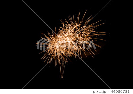 Isolated fireworks on black background 44080781