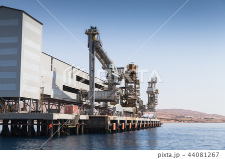 Conveyor and loader for bulk cargo in port 44081267