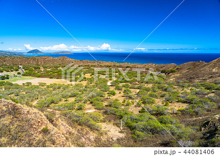 《ハワイ》ダイヤモンドヘッド山頂の眺め 《ハワイ》ダイヤモンドヘッド山頂の眺め 44081406