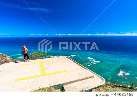 《ハワイ》ダイヤモンドヘッド山頂の眺め 《ハワイ》ダイヤモンドヘッド山頂の眺め 44081469