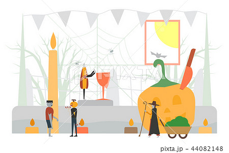 Minimal scene for halloween day, 31 October 44082148