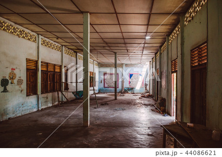 Abandoned school class room with natural light 44086621