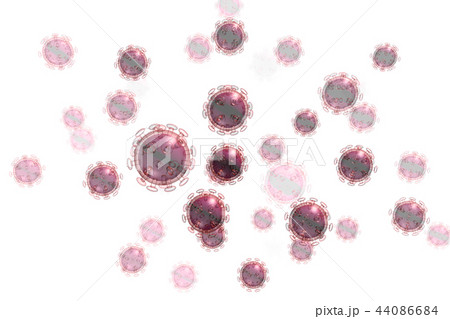 インフルエンザのイラスト（コンピューターグラフィック） 44086684