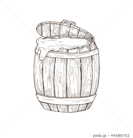 Hand Drawn Barrel Hand Drawn Barrel 44086702