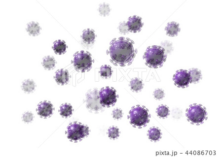 インフルエンザのイラスト（コンピューターグラフィック） 44086703