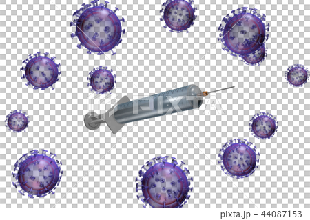 Influenza prevention image (transparent material) 44087153
