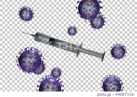 Influenza prevention image (transparent material) Influenza prevention image (transparent material) 44087158