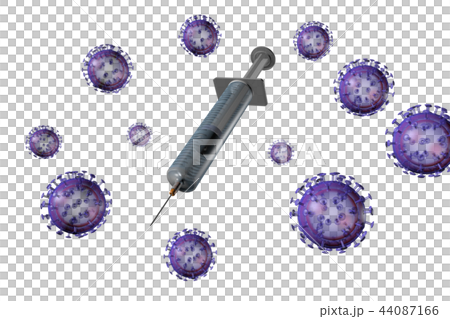 流感預防圖像（透明材料） 44087166