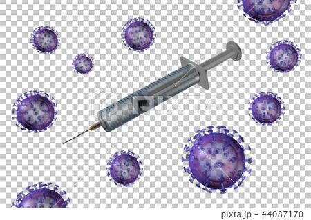 Influenza prevention image (transparent material) 44087170