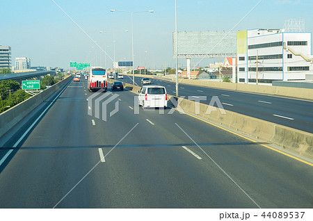 Cars traffic on highway 44089537