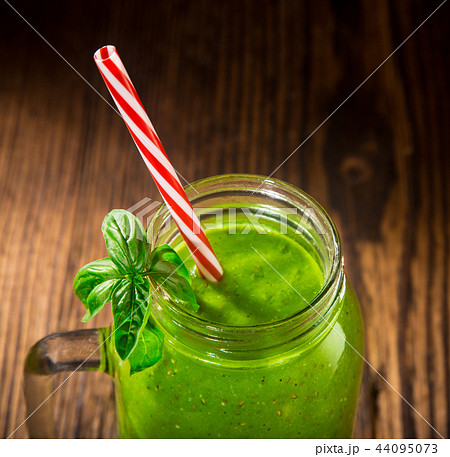 Healthy fresh smoothies with ingredients. 44095073