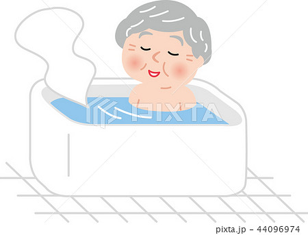 シニア　女性　入浴 44096974
