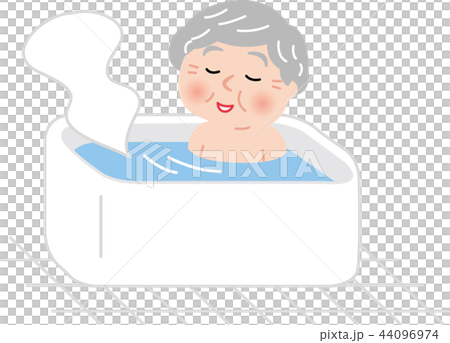 シニア　女性　入浴 44096974