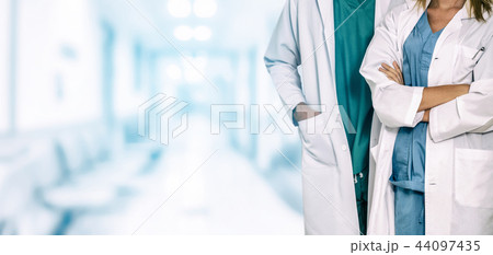 Doctors working with colleague in the hospital. Doctors working with colleague in the hospital. 44097435