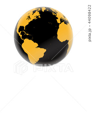 地球大西洋黒橙 44098422