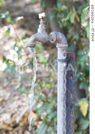 Watertap on a campsite Watertap on a campsite 44099189