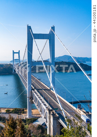 《岡山県》瀬戸大橋・鷲羽山にて 44100181
