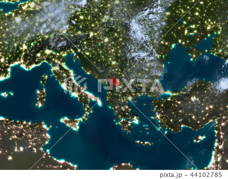 Night view of Kosovo 44102785
