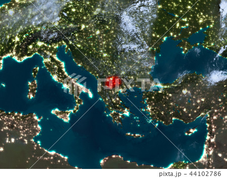Night view of Macedonia 44102786