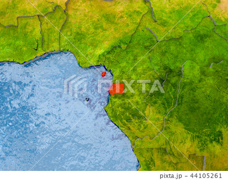 Map of Equatorial Guinea 44105261