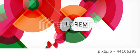 Vector fantastic circle modern geometric background template Vector fantastic circle modern geometric background template 44106295