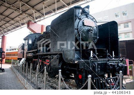 台湾 苗栗市(ミャオリー) 苗栗鉄道文物展示館 CT152テンダー型蒸気機関車 台湾 苗栗市(ミャオリー) 苗栗鉄道文物展示館 CT152テンダー型蒸気機関車 44106343