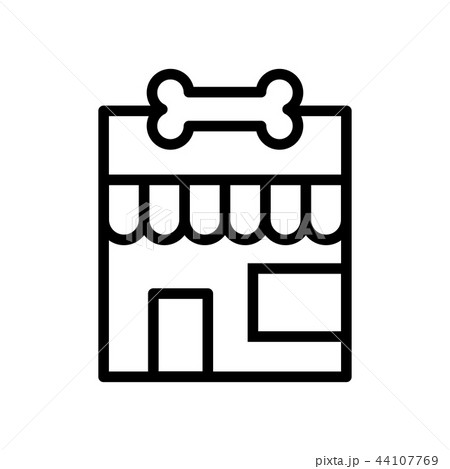Pet shop Line illustration Pet shop Line illustration 44107769
