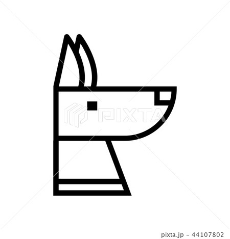 Dog Line illustration Dog Line illustration 44107802