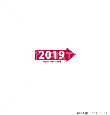 Creative happy new year 2019 design. Creative happy new year 2019 design. 44108263