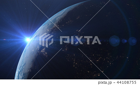 地球3DCG perming3DCG180928 イラスト素材 地球3DCG perming3DCG180928 イラスト素材 44108755