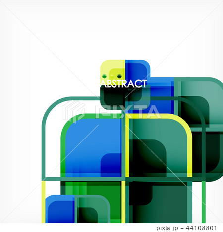 Square geometric abstract background, paper art design for cover design, book template, poster, cd Square geometric abstract background, paper art design for cover design, book template, poster, cd 44108801