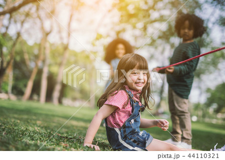 kids playing with friend 44110321