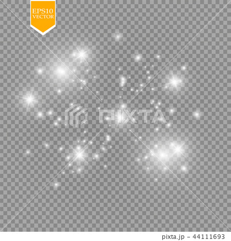 Glow light effect. Vector illustration. 44111693