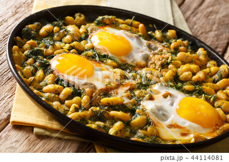 Tasty Iranian dish stew of beans and dill Tasty Iranian dish stew of beans and dill 44114081