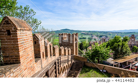 landscape from Gradara Castle, italy landscape from Gradara Castle, italy 44114402