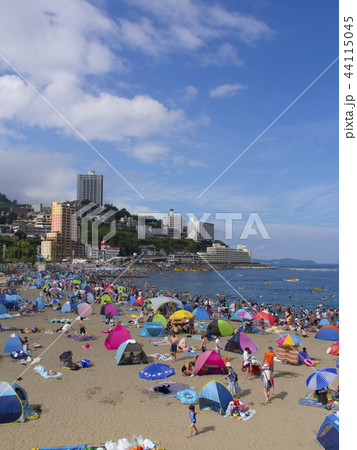 熱海の海の写真素材