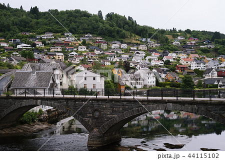 Norheimsund - Norwegian city near Hardangerfjord Norheimsund - Norwegian city near Hardangerfjord 44115102