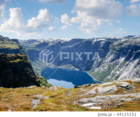 Ringedalsvatnet Lake Near Trolltunga, Norway Ringedalsvatnet Lake Near Trolltunga, Norway 44115131
